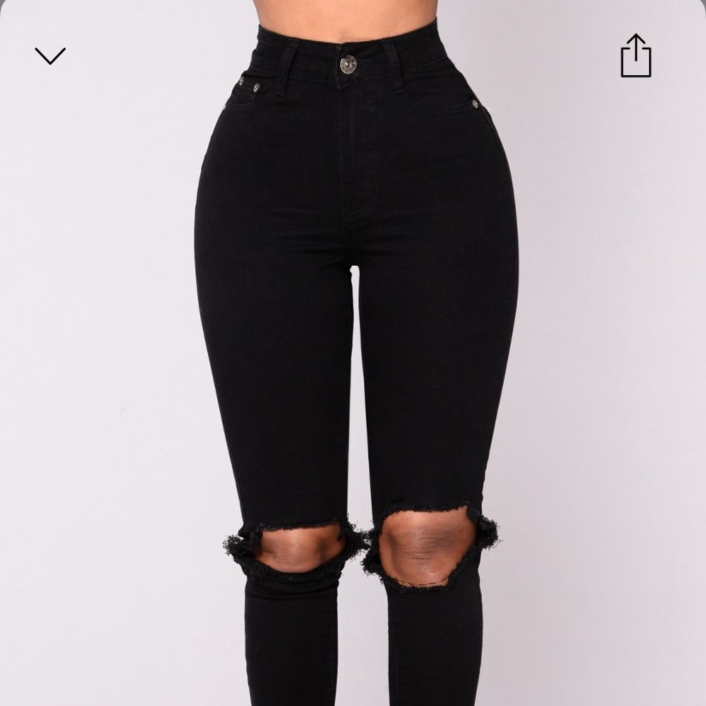 HIGH RISE FASHION NOVA JEANS